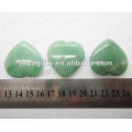 35MM Herzform Grün Aventurine, hoch poliert, hochwertige, natürliche Herzform Stein
